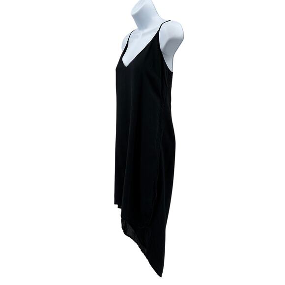 Cloth & Stone Hi-Low Slip Dress AWMNS S Black V-Neck Layered Strappy Lightweight - Picture 3 of 7
